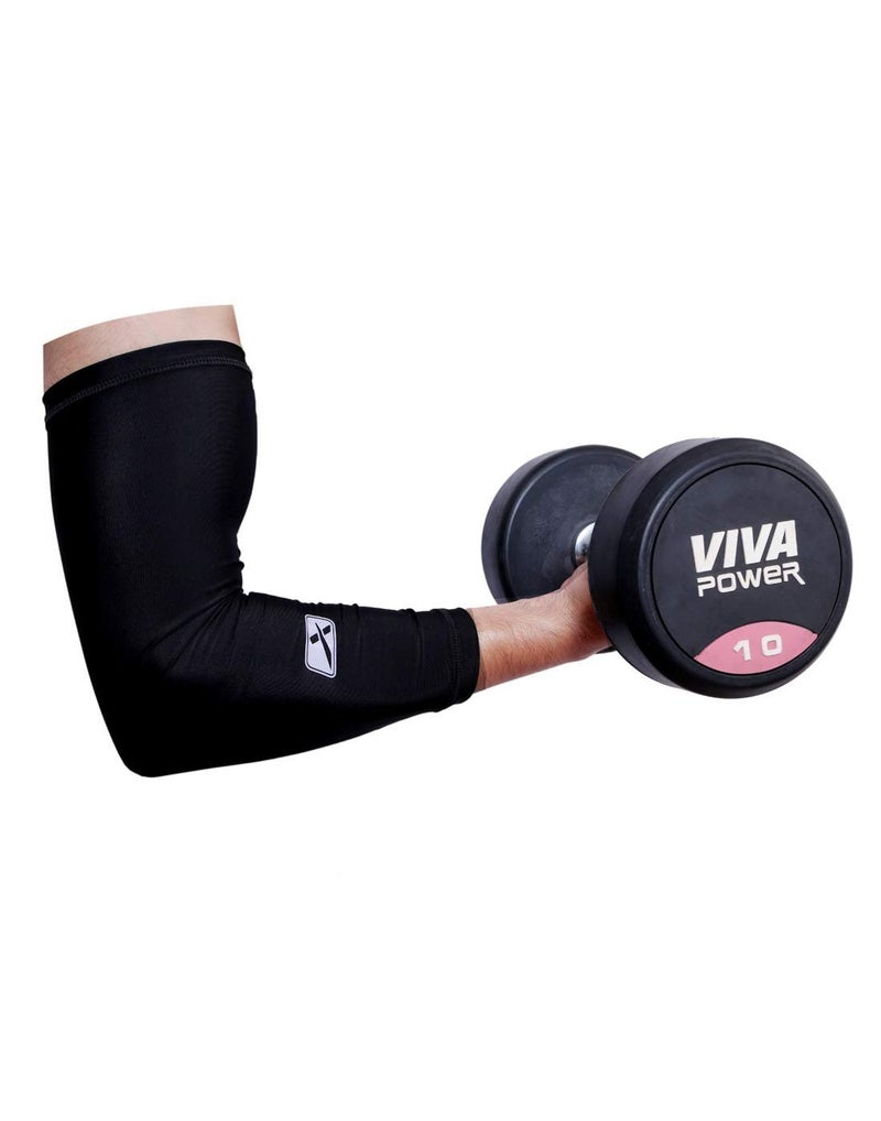 Vector X CSA-002-B Compression Arm Sleeves - Black, M - Image 2